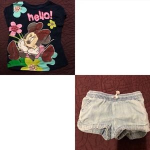 girl t-shirt and short